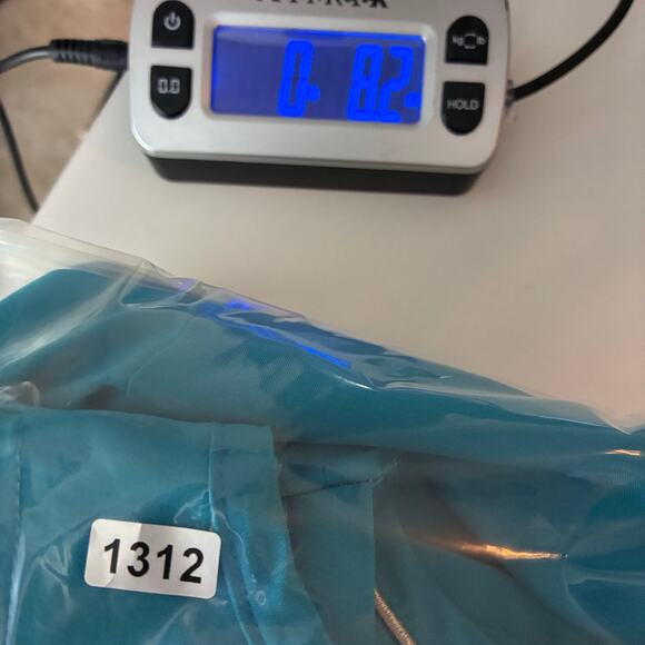 Urbane Performance Scrub Top Women's XL Teal Blue V Neck Medical Uniform Nurse - Picture 11 of 11